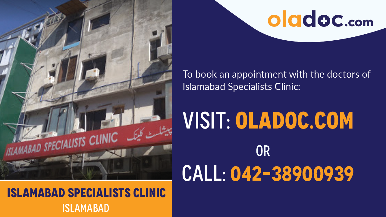 Book Appointment With Doctors at Islamabad Specialist Clinic Islamabad